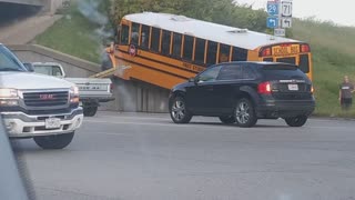 School Bus Got Stuck