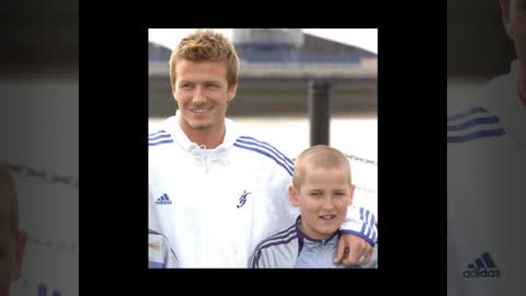 Moment 11 year old Harry Kane met England hero David Beckham