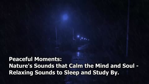 Peaceful Moments - Nature Sounds to Relax the Body and Soul