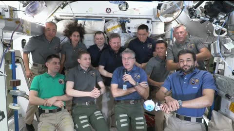Expedition 69 NASA's SpaceX Crew-6 Space Station Farewell Remarks - Aug. 31, 2023