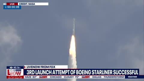 WATCH_ Boeing Starliner capsule finally launches on 3rd attempt _ LiveNOW from FOX