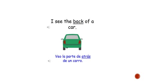 Palabra Del día en Inglés 'back'