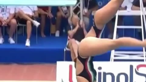 Women's synchro diving