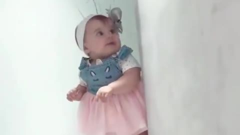 Cute flying baby.