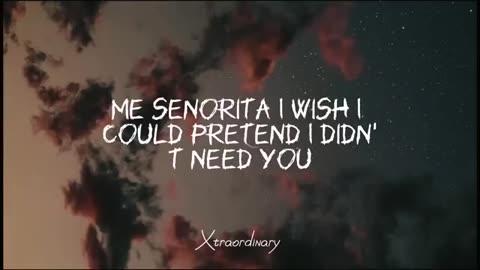 Shawn Mendes and Camille Cabello - Senorita (lyrics)
