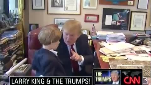 Amazing flashback of Trump being a dad to Barron goes VIRAL