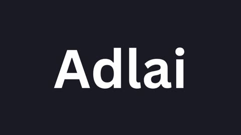 How To Pronounce "Adlai"