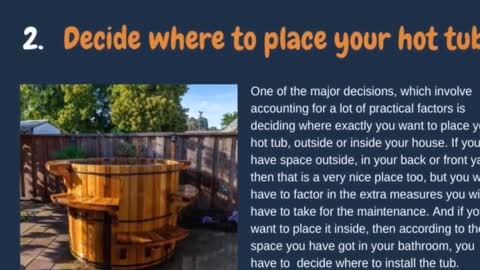 Tips for selecting a wooden hot tub