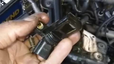 Inspect the car for damaged parts