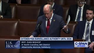 Dan Bishop House Floor Speech on FISA - 4.12.24