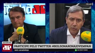 Jovem Pan sabatina Jair Bolsonaro