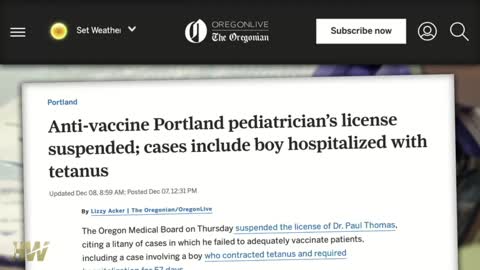 Del Bigtree: Vaccine Study Cost Dr. Paul Thomas His License