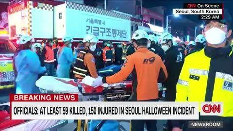 Dozens killed during incident at Halloween festivities in Seoul