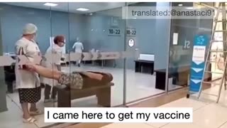 3 minutes after covid vaccine- man looses consciousness