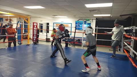 Joey boxing Nick 1/25/22