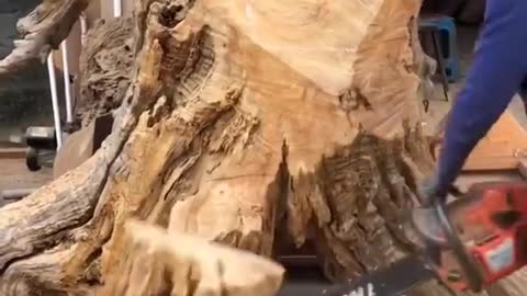 Amazing wood carving