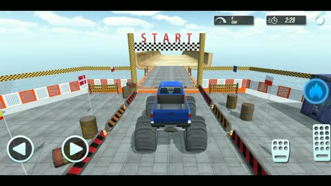 Monster Truck Mega Ramp Extreme Racing possible GT Car Stunts Driving -AndroidGmePlay