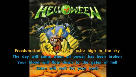 Helloween - Cry For Freedom {master of the song and the karaoke}