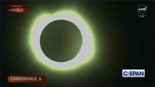 Total Solar Eclipse in Carbondale, Illinois - April 8, 2024