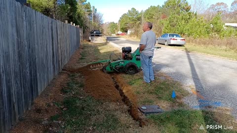 Trenching for waterlines on the Homestead /How-to/DIY//cabin build/homesteading