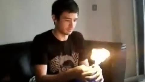 playing with fire and getting burnt.
