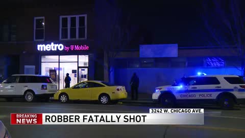 Robber Fatally Shot by Store Employee in West Chicago