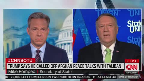 Tapper and Pompeo clash over peace talks with the Taliban
