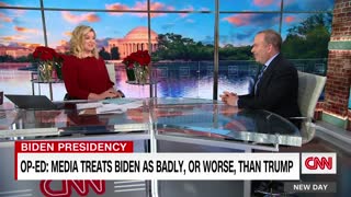 Washington Post columnist goes on CNN to claim that the media treats Biden worse than Trump