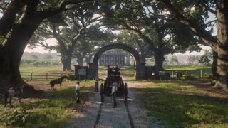 rdr2 walkthrough, advertising the new American art 1 of 3 mission