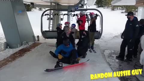 🇨🇦🇨🇦 SECURITY EVICT MAN FROM SKI RESORT - 2022 YEAR OF SEGREGATION - CANADA 🇨🇦🇨🇦