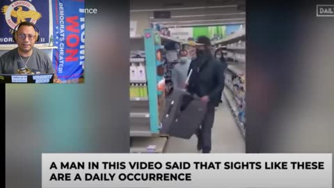 shoplifting with no resistance - another example of what the left wants