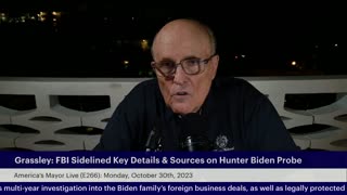 America's Mayor Live (E266): Grassley: FBI Sidelined Key Details & Sources on Hunter Biden Probe