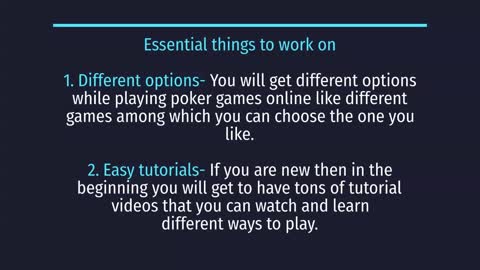 How to Play Poker Games Any time