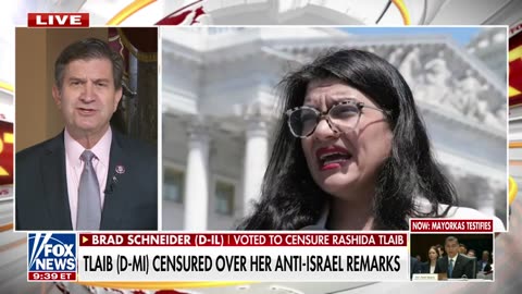 GASOLINE ON FIRE Jewish Democrat sides with Republicans on Tlaib censure