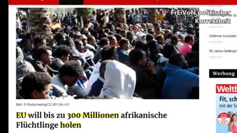 EU will 300 Millionen Afrikaner holen! Erklärung von Marrakesch!