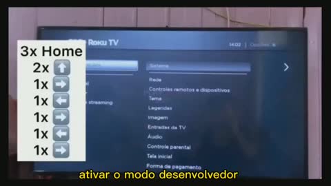 Configurando o aplicativo purple na ROKU tv