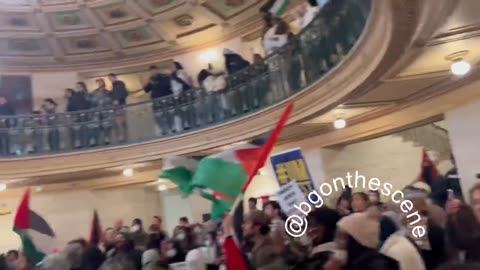 Pro-Palestinian Protesters Occupy Administrative Building At University Of Michigan