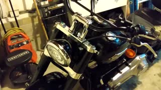 2019 Harley Davidson Softail Slim Pullback Risers Flipped