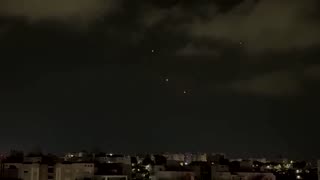 Glowing objects seen flying at Israel as Iran attacks