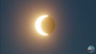 The solar eclipse was NOT the moon covering the sun