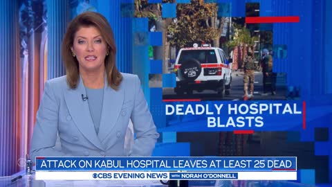 Attack on Kabul hospital leaves at least 25 dead