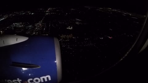 Flying into MKE at night