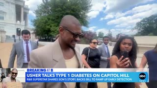 Usher talks diabetes awareness on Capitol Hill ABC News