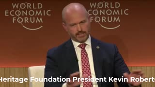 🚨Massive WEF take down🚨 Heritage Foundation President Kevin Roberts at DAVOS 2024