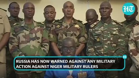 Niger Junta Gets Support From Russia; Putin Warns West-Backed ECOWAS Against Military Intervention