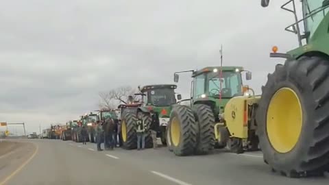 After 18 days the Coutts Alberta Truckers and Farmers head home