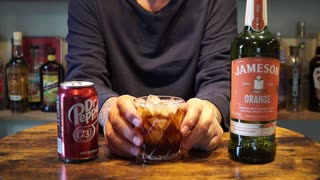 Jameson Orange Irish Whiskey & Dr Pepper