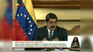 Maduro ofrece a Colombia equipos chinos para combatir el coronavirus