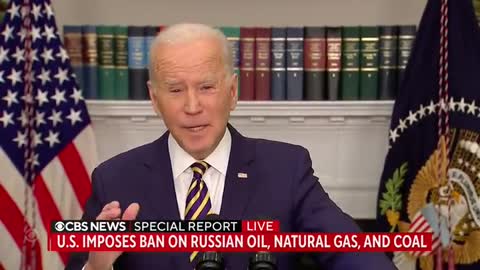 Biden: "Putin's war is already hurting American families at the gas pump ... I'm going to do everything I can to minimize Putin's price hike here at home."