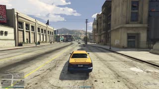 Grand Theft Auto V Taxi Work #4